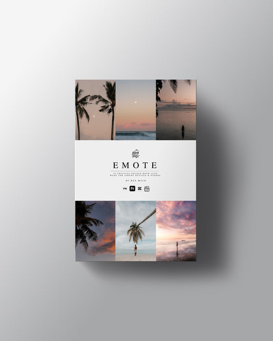 Emote | Golden Hour - Mobile Colour Grade LUT Pack