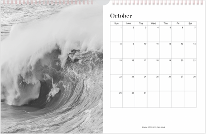 2023 Ocean Feels A3 Wall Calendar